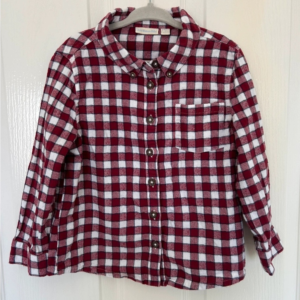 JoJo Maman Bebe trucker shirt